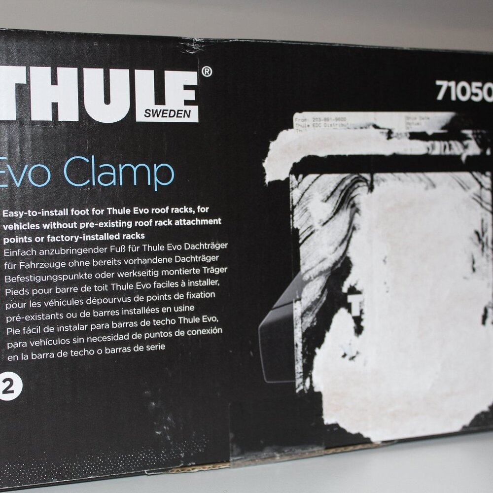 THULE Evo Clamp #710500 Load Carrier Feet for Evo Roof Rack System New